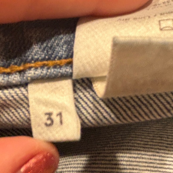 Reformation Jeans High And Skinny Crop Medium Wash Woman’s Sz 31 - Picture 7 of 14